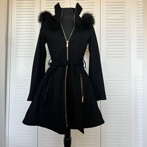 Black Laundry Coat by shelli segal